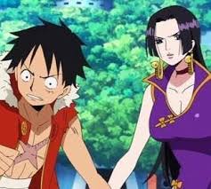 ↑ one piece manga and anime — vol. One Piece Wallpaper One Piece Luffy And Boa Hancock Moments