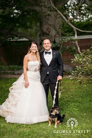 After the ceremony they invited everyone out to the porch to do toasts. Lyman Estate Wedding Photographer George Street Photo Video