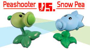 Plants vs. Zombies Pea Shooter Popper vs. Snow Pea Shooter Popper - YouTube