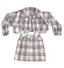 Black And White Plaid Skirt And Jacket Set Plaid Jacket And Skirt Matching Set Matching Sets Outfit Refashion Clothes Clothes
