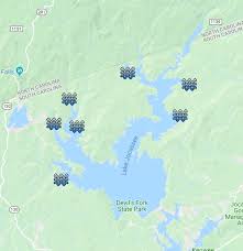 Usa marine & fishing app (now supported on multiple platforms including android, iphone/ipad, macbook, and windows (tablet and phone)/pc based chartplotter.). Lake Jocassee Waterfalls Google My Maps