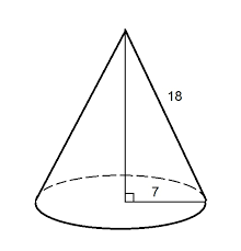 The volume of a cone is linked to the volume of a cylinder. How To Find The Volume Of A Cone Sat Math