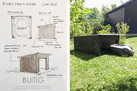 Garage Per Robot Tosaerba Resistente Alle Intemperie Rasenmaher Roboter Garage Garage Mahroboter Rasenmaher Roboter