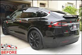 Tesla matte wrap is becoming very popular in los angeles, our most popular and requested color for the model x is matte black. Tesla Model X Suv Gloss Black Complete Chrome Delete Package Vinyl Car Wrap Wannaberacer Wraps