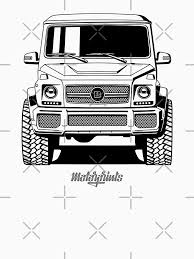 63 4x4 Black T Shirt By Motorprints Redbubble In 2020 Car Drawings 4x4 Cars Coloring Pages