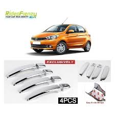 Impact sensing auto door unlock. Door Chrome Catch Handle Cover For Tata Tiago