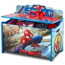 Delta Children Marvel Spider Man Deluxe Toy Box Reviews Wayfair