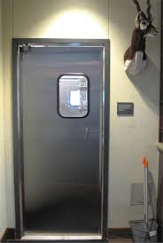 stainless double swing door