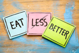 Eat Better Not Less Healthy Eating Concept Handwriting On Sticky Notes Against Grunge Wood Stock Photo Picture And Royalty Free Image Image 88770686
