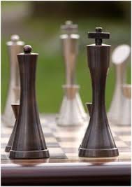 Stunning Yves Tanguy Contemporary Heavy Pewter And Copper Chess Set X2082 Brought To You By Chessbaron Co Uk Modern Chess Set Chess Board Chess Pieces
