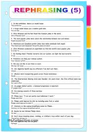 Rephrasing 5 Key Included English Teaching Resources Learn English Teaching English Grammar