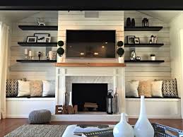 Built In Shelves Around Fireplace Cost Decorating Ideas For Bookcases By Free Plans Builtin Cabine Fireplace Built Ins Fireplace Seating Farm House Living Room