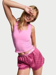 Pink Cherry TENCEL™ Pyjama Shorts | Victoria's Secret UK