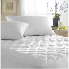 Filling weight approximately 500g per square meter. Quilted Mattress Protector Pure Cotton Fill Case Single Double King Superking Ebay