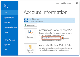 How To Access Exchange Account On Web From Outlook