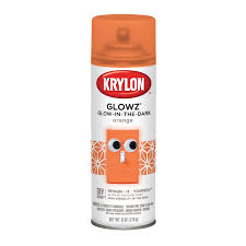 Krylon Glowz Glow In The Dark Orange 6 Oz Walmart Com Walmart Com