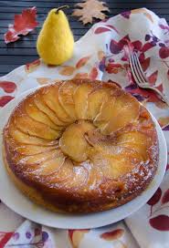 Gateau Renverse Poires Et Vanille Recette Recette Gateau Poire Gateau Renverse Gateau Au Poire