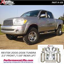 Get the style and function you want with help from our plus customize the oem way with toyota tundra accessories. Revtek 2000 2006 Toyota Tundra 2 5 Lift Leveling Kit 4x4 Models 435