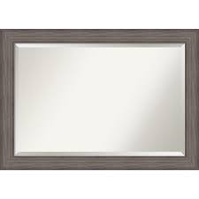 The selection of the perfect sort of bathroom mirror primarily depends on the dimensions of the bathroom. Bathroom Mirror Extra Large Country Barnwood 42 X 30 Inch