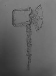 Heres A Drawing I Drew Of Mjolnir And Stormbreaker The Other Day Avengers Drawings Marvel Drawings Marvel Tattoos How to draw storm breaker easy hello friends well come to my channel it is new video that show you how to draw. heres a drawing i drew of mjolnir and