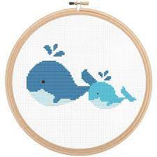25 knit and crochet projects for baby. Cross Stitch Pattern Baby Gift Nursery Adorable Whales Etsy Baby Cross Stitch Patterns Cross Stitch Animals Animal Cross Stitch Patterns