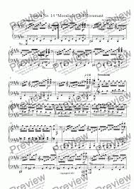 Free download moonlight sonata 1st movement in d minor with note names for fairly easy piano. Sonata No 14 Moonlight 3rd Movement Download Sheet Music Pdf File
