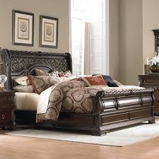 From $1,599.00 oxford peppercorn sleigh bedroom sets Liberty Furniture Arbor Place Queen Traditional Sleigh Bed Royal Furniture Sleigh Beds