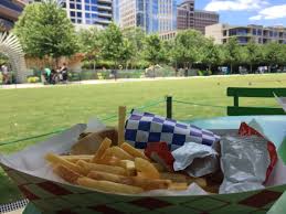 Klyde warren park a cover design in downtown dallas. Dallas Food Trucks Klyde Warren Park Food Truck On The Road Eats