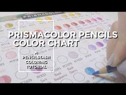 prismacolor color chart a pencilstash mini vid youtube