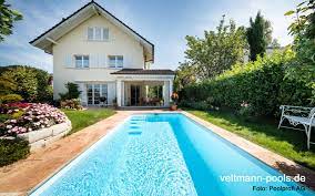 Der gut organisierte garten garantiert genügend platz für ein kleines schwimmbecken. Garten Schwimmbecken Veltmann Fertigschwimmbecken