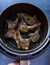 It doesn't fry food like deep frying or pan frying does — it's more like oven fried. Air Fryer Lamb Chops With Poblano Sauce Video Two Purple Figs