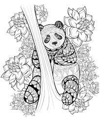 Zentangle Panda Coloring Sheet Printable Panda Coloring Pages Animal Coloring Pages Coloring Pages For Teenagers