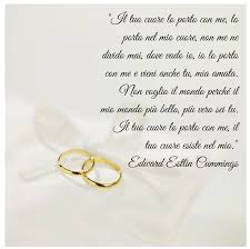 Frasi X Biglietto Matrimonio