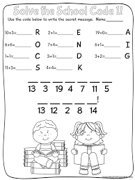 Free Back To School Math Codes Backtoschool Mathcode Math Kindergarten Firstgrade Secondgrade Coding School School Help School
