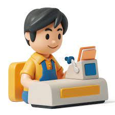 Cashier's Assistant illustration