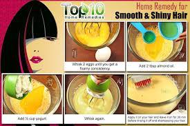 Every girl has a dream that her hair should be long, straight, shiny and silky. 8 Home Remedies For Shiny And Smooth Hair Emedihealth Shiny Hair Home Remedies For Hair Thick Hair Remedies