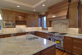 kitchen with marble countertops
