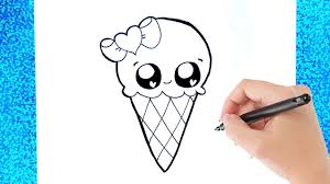 Hoe Teken Je Een Schattig Kawaii Ijsje Tekenen Voor Beginners Youtube