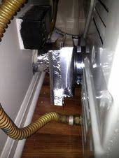 How To Hook Up A Dryer Vent In A Tight Space Dryer Vent Gas Dryer Hookup Bathroom Vent