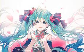 Download Wallpapers Hatsune Miku Blue Hair Manga Art Miku Hatsune Vocaloid Besthqwallpapers Com Hatsune Miku Vocaloid Anime