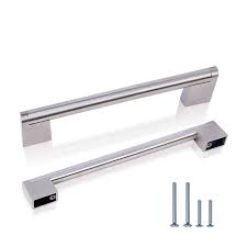 Cheap stainless steel kitchen door handles. 10 Pack 160mm Cupboard Handles Stainless Steel Kitchen Cabinet Handles Satin Nickel Boss Bar T Bar Cabinet Door Pull Buy Online In Dominica At Dominica Desertcart Com Productid 126709832