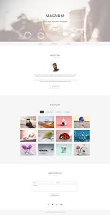 Magnum Free Personal Portfolio Template Portfolio Templates Personal Portfolio Web Design