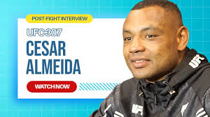 Cesar Almeida reacts to multiple fouls, terrible referee at UFC 307