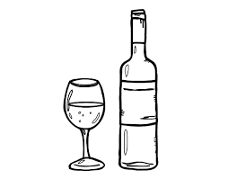 The season that everyone looks forward to. Wine Bottle And Glass Coloring Page Coloringcrew Com