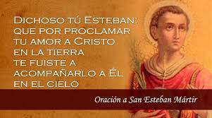 Padre misericordioso, dios de todo consuelo, que diste a san pantaleón. Oracion A San Esteban Martir Aci Prensa