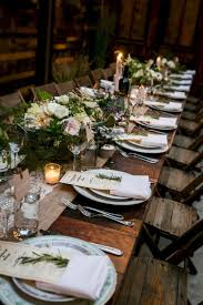 45 Modern Impressive Wedding Table Setting Ideas For Guests To Admire Your Wedding Rustic Table Setting Urban Wedding Reception Wedding Table Settings