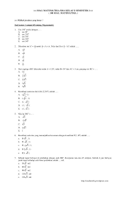 Soal Matematika Sma Kelas X Semester 2 100 Soal Matematika Pilihlah Piano Notes Songs Semester Trending Topics