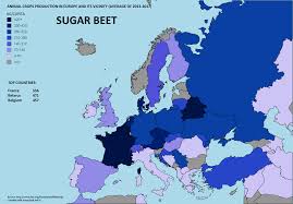 Crops Production In Europe And Its Vicinity Kg Capita Sugar Beet Beets Crop Production