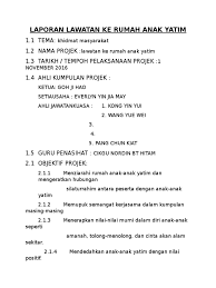 · mengumpul buku sumbangan yang diterima dan dibawa ke tapak projek. Laporan Lawati Ke Rumah Anak Yatim