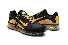 Black And Yellow Running Shoes New Coming Nike Air Max 2017 5 Max Kpu Yellow Black Nike Air Max Running Shoes For Men Nike Air Max Mens